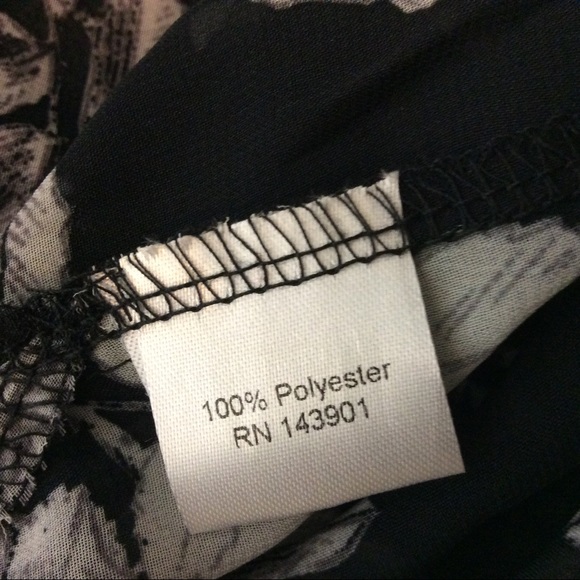 New Coco & Carmen Sheer Floral Long Tunic Top S/M - Picture 8 of 8